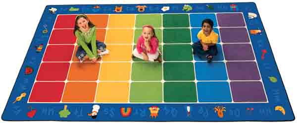 Carpet for Kids Fun wiith Phonics Carpet Rectangle