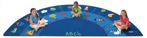 Carpet for Kids Fun wiith Phonics Carpet  Semi Circle