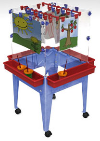 Child Brite Youth 4 Station Space Saver Easel