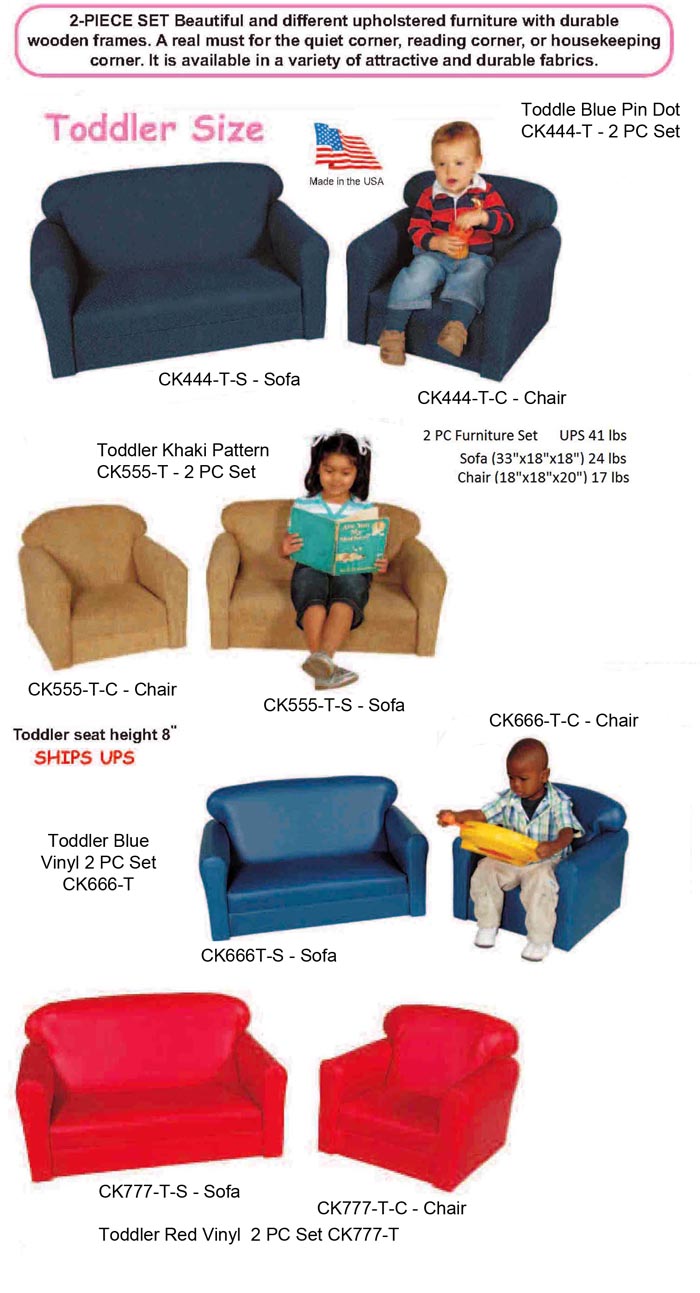 Childs Play Toddler Upholstered Furniture